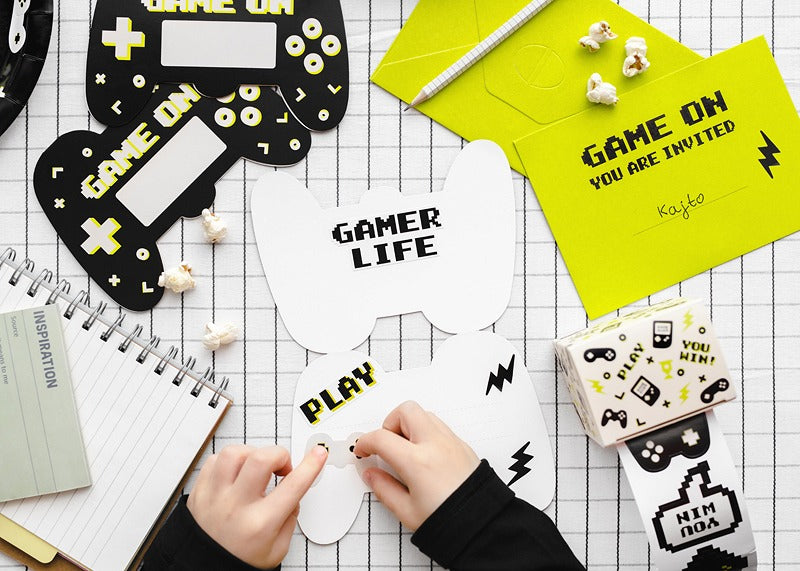 PartyDeco - Sticker Gamer 6 St.