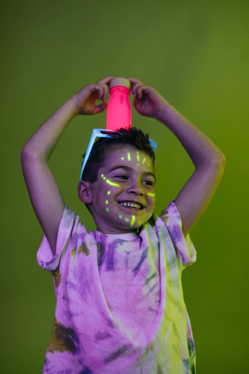 PETIT BOUM - Sensorikspielzeug "Float Bottle Fluo Pink"