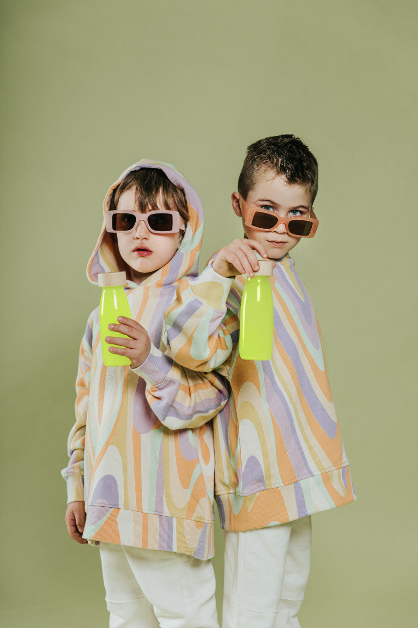 PETIT BOUM - Sensorikspielzeug "Float Bottle Fluo Yellow"
