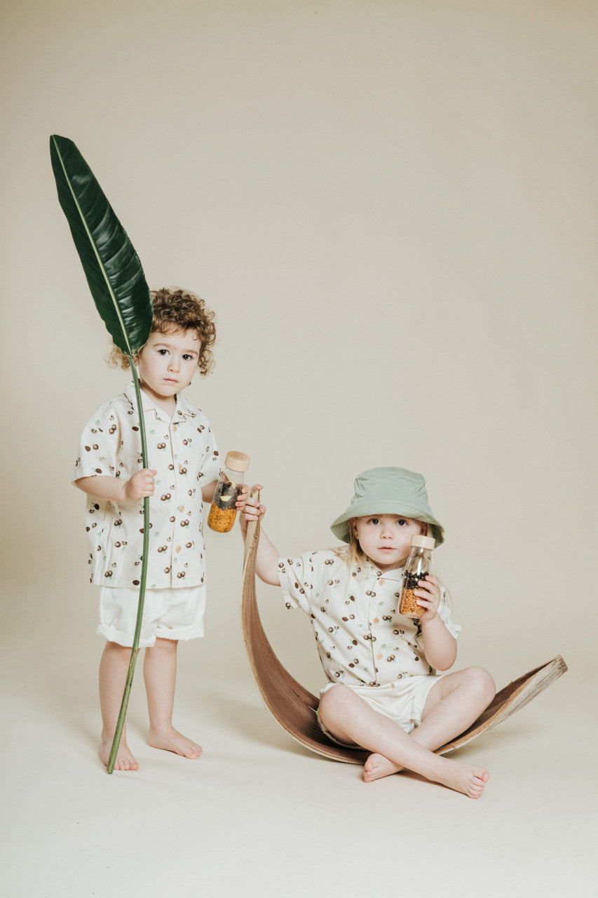 PETIT BOUM - Sensorikspielzeug "Sound Bottle Monkey"