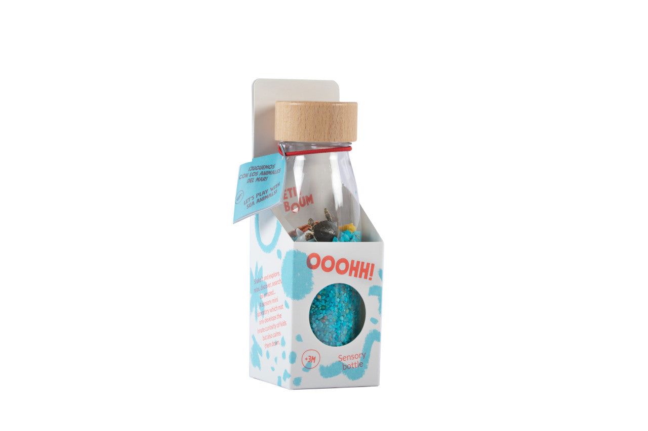 PETIT BOUM - Sensorikspielzeug "Spy Bottle Sea"