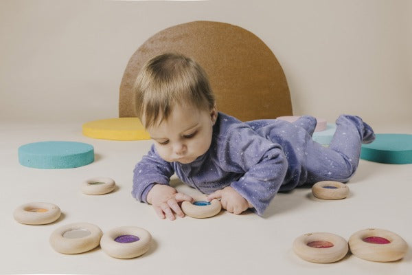 PETIT BOUM - Sensorikspielzeug "Calm Donut Turquoise"
