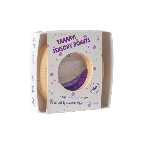 PETIT BOUM - Sensorikspielzeug "Calm Donut Purple"
