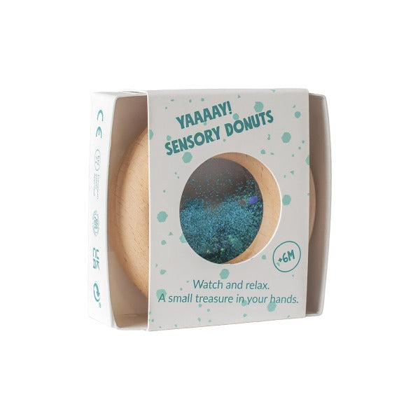 PETIT BOUM - Sensorikspielzeug "Calm Donut Turquoise"