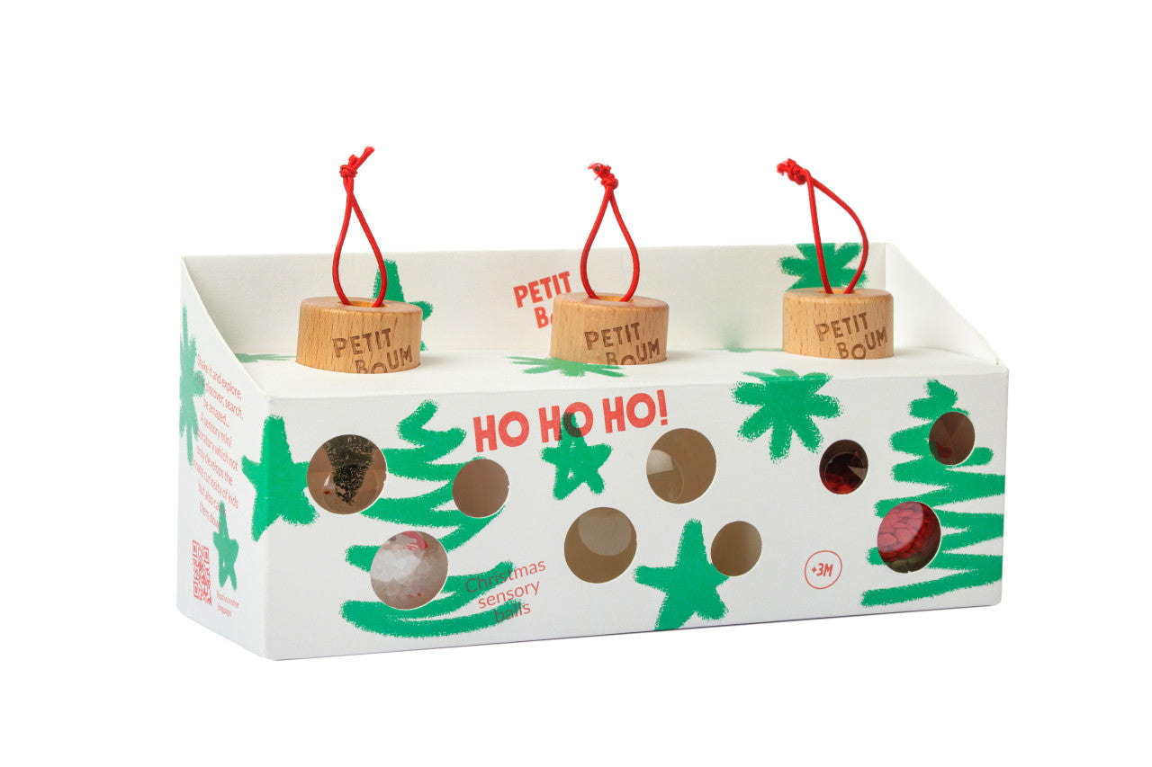 PETIT BOUM - Sensorikspielzeug "Christmas Sensory Balls"