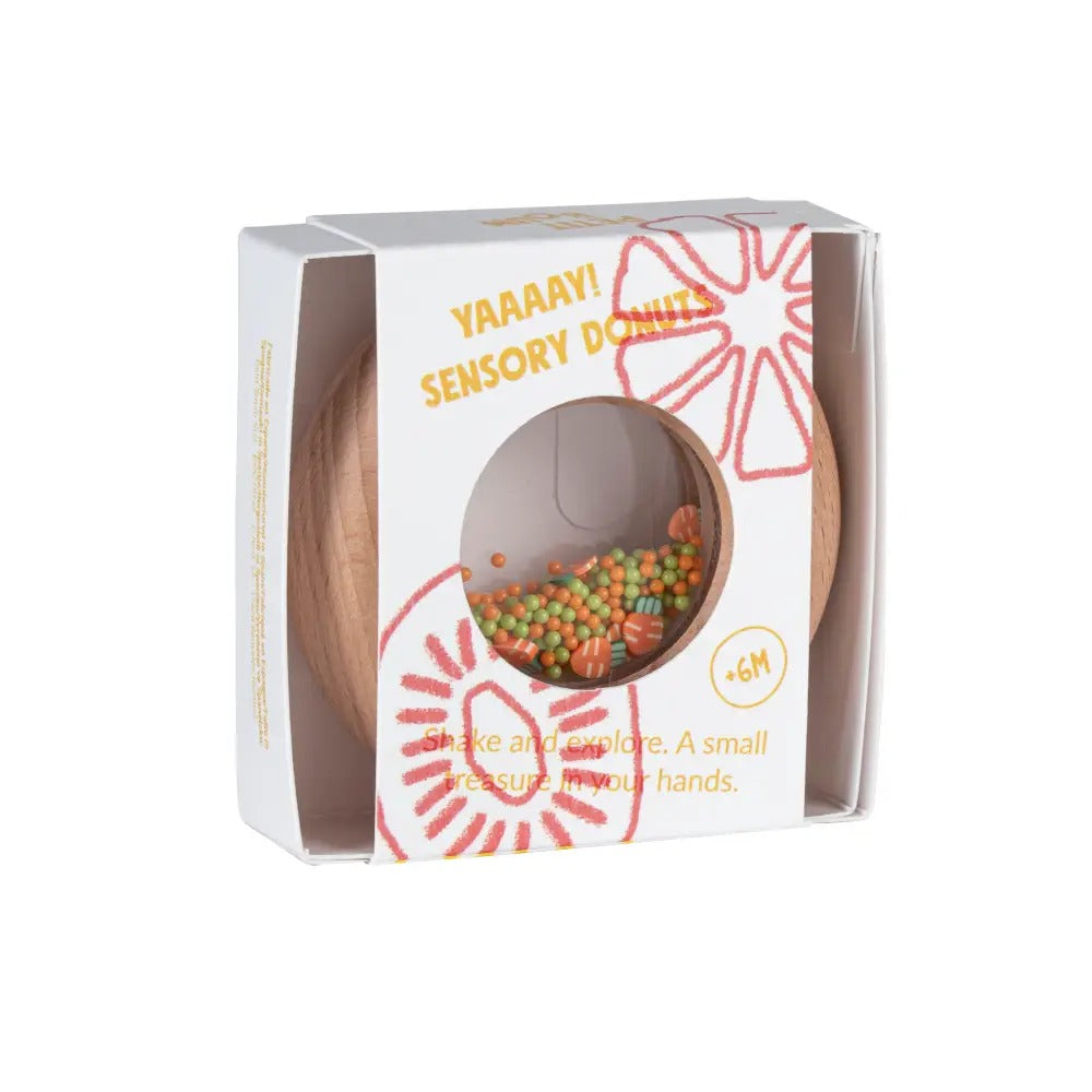 PETIT BOUM - Sensorikspielzeug "Donut Carrots"