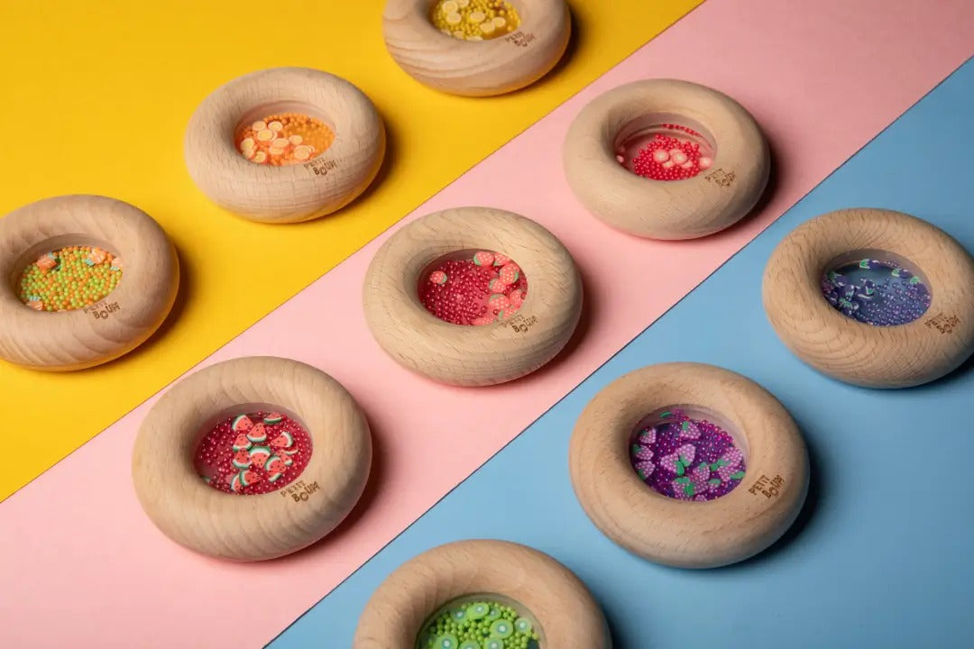 PETIT BOUM - Sensorikspielzeug "Donut Tomatoes"