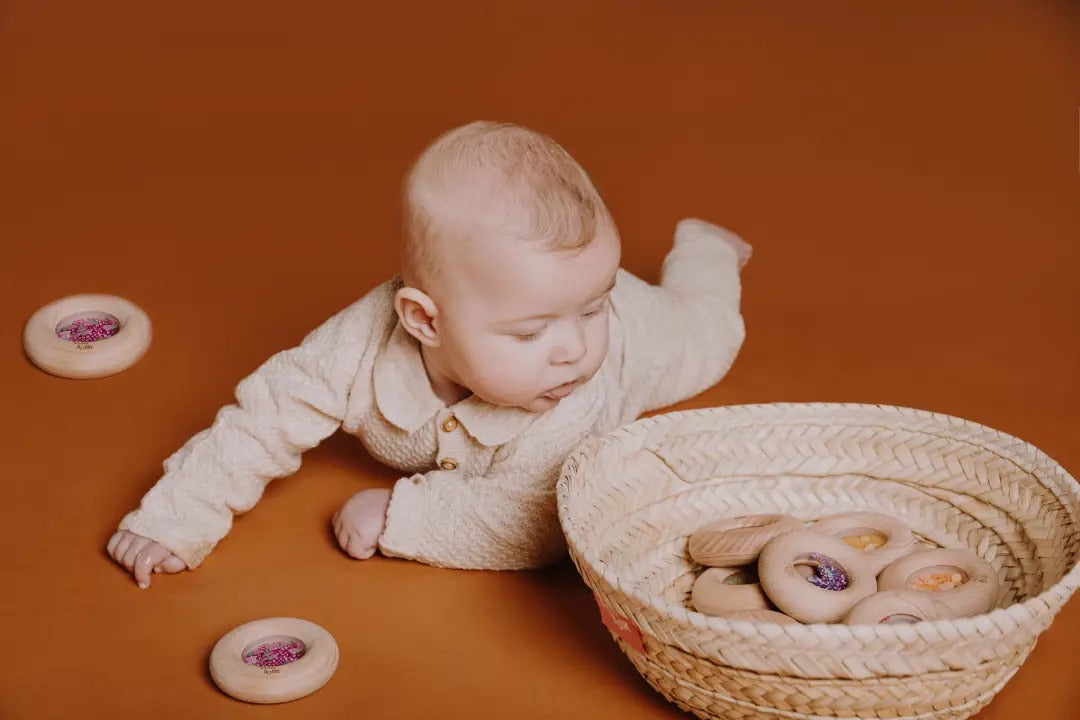PETIT BOUM - Sensorikspielzeug "Donut Carrots"