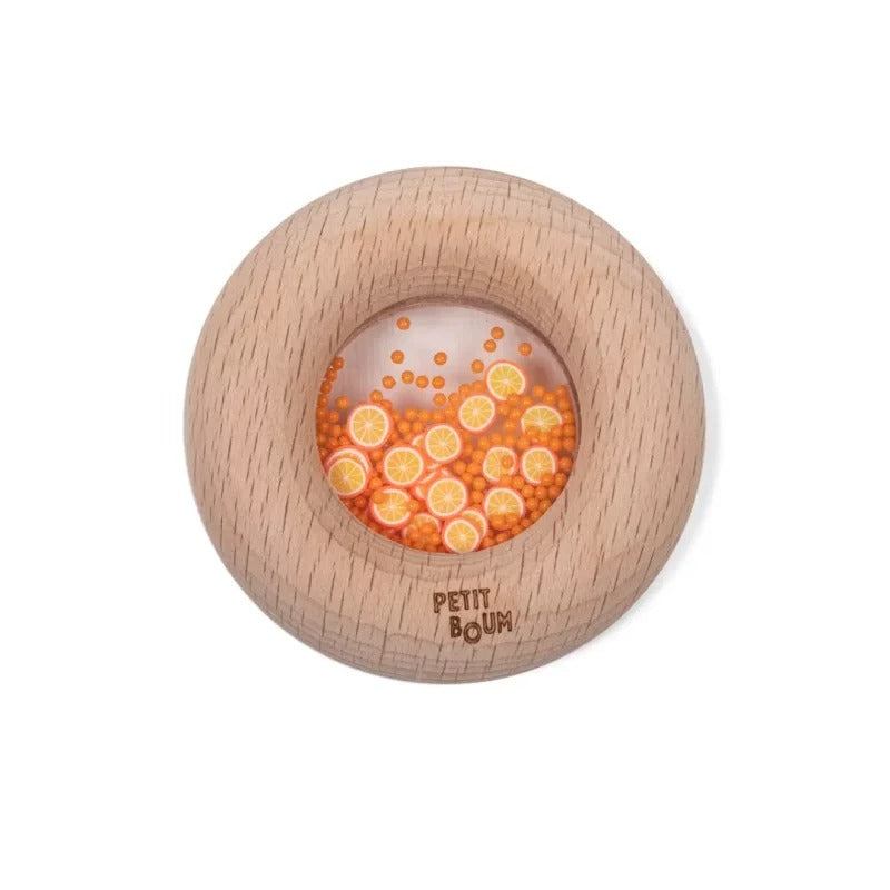 PETIT BOUM - Sensorikspielzeug "Donut Oranges"