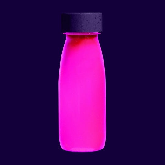 PETIT BOUM - Sensorikspielzeug "Float Bottle Fluo Pink"