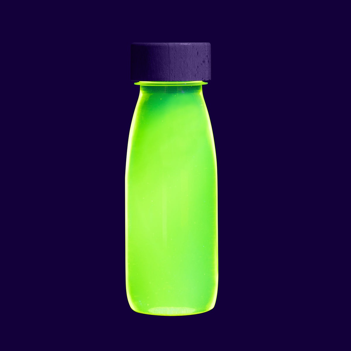 PETIT BOUM - Sensorikspielzeug "Float Bottle Fluo Yellow"