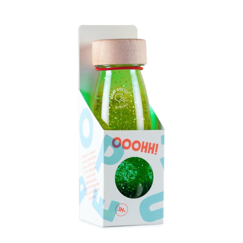 PETIT BOUM - Sensorikspielzeug "Float Bottle Green"
