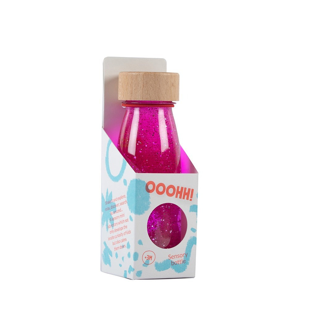 PETIT BOUM - Sensorikspielzeug "Float Bottle Pink"