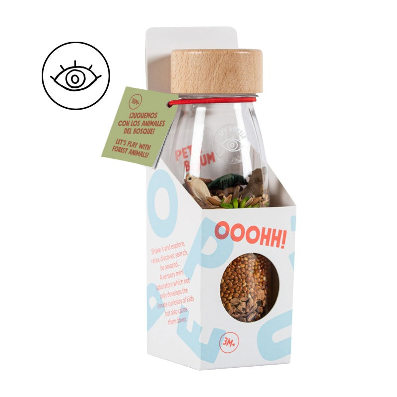 PETIT BOUM - Sensorikspielzeug "Spy Bottle Forest"