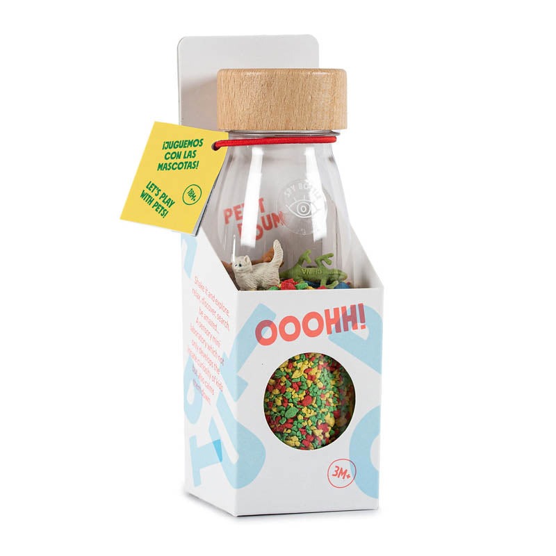PETIT BOUM - Sensorikspielzeug "Spy Bottle Pets"
