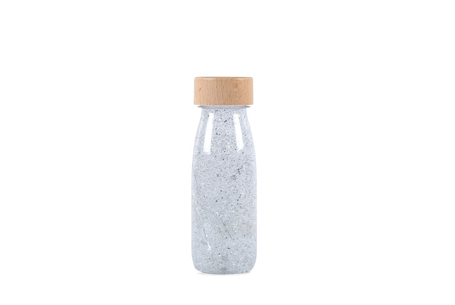 PETIT BOUM - Sensorikspielzeug "Float Bottle Silver"