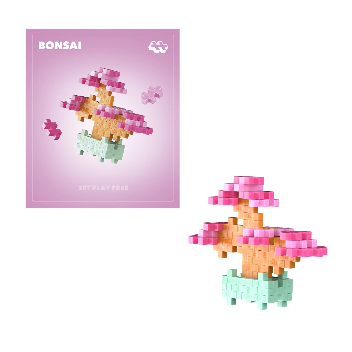 PLUS PLUS - Mini-Bausteine Puzzle Pflanzen/Blumen 1 St.
