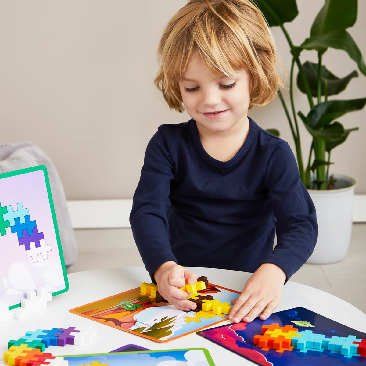 PLUS PLUS - Kreativ Bausteine BIG Bilder Puzzle