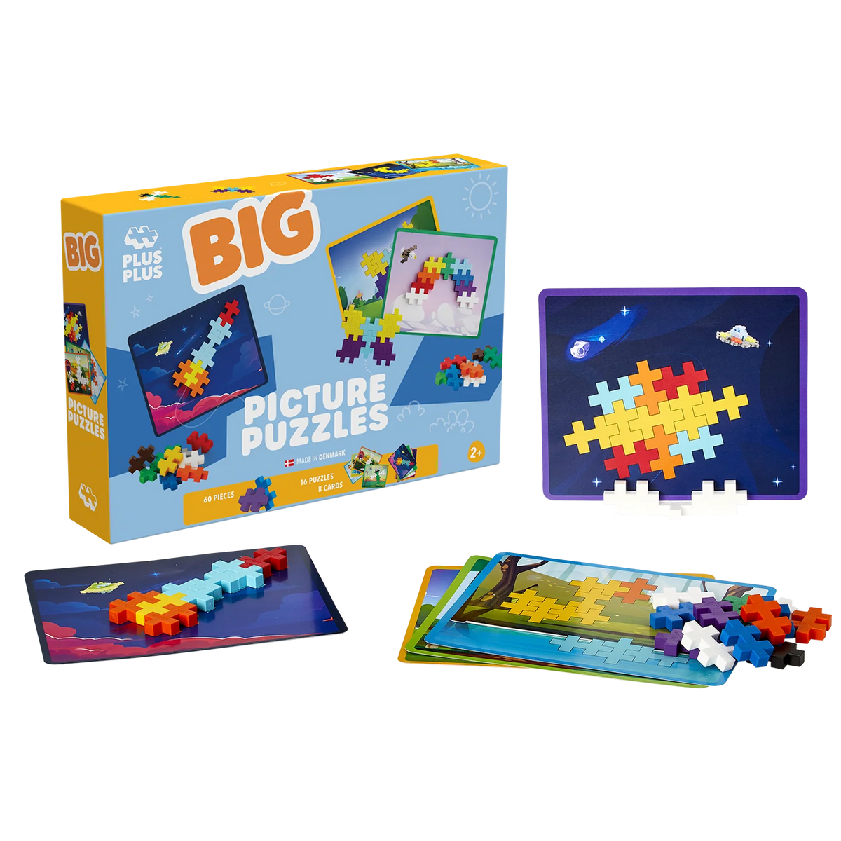 PLUS PLUS - Kreativ Bausteine BIG Bilder Puzzle