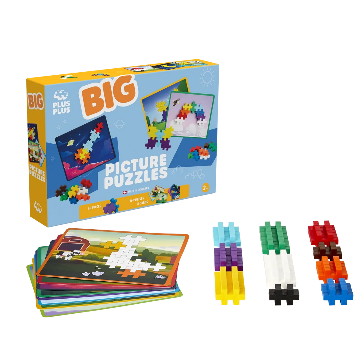 PLUS PLUS - Kreativ Bausteine BIG Bilder Puzzle