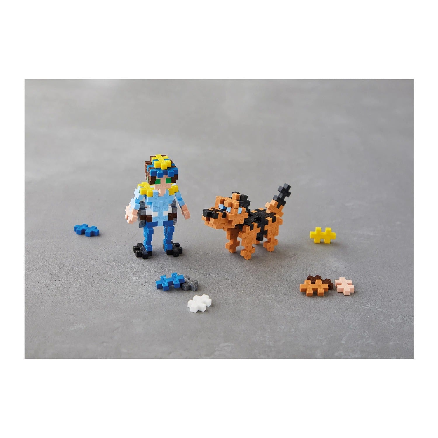 PLUS PLUS - Mini-Bausteine 100 Stück Polizist