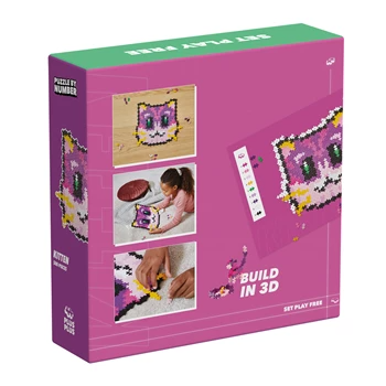 PLUS PLUS - Kreativ Bausteine 500 Stück Katze