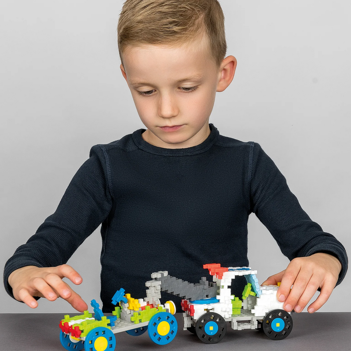 PLUS PLUS - Kreativ Bausteine 500 Stück GO! Fahrzeuge