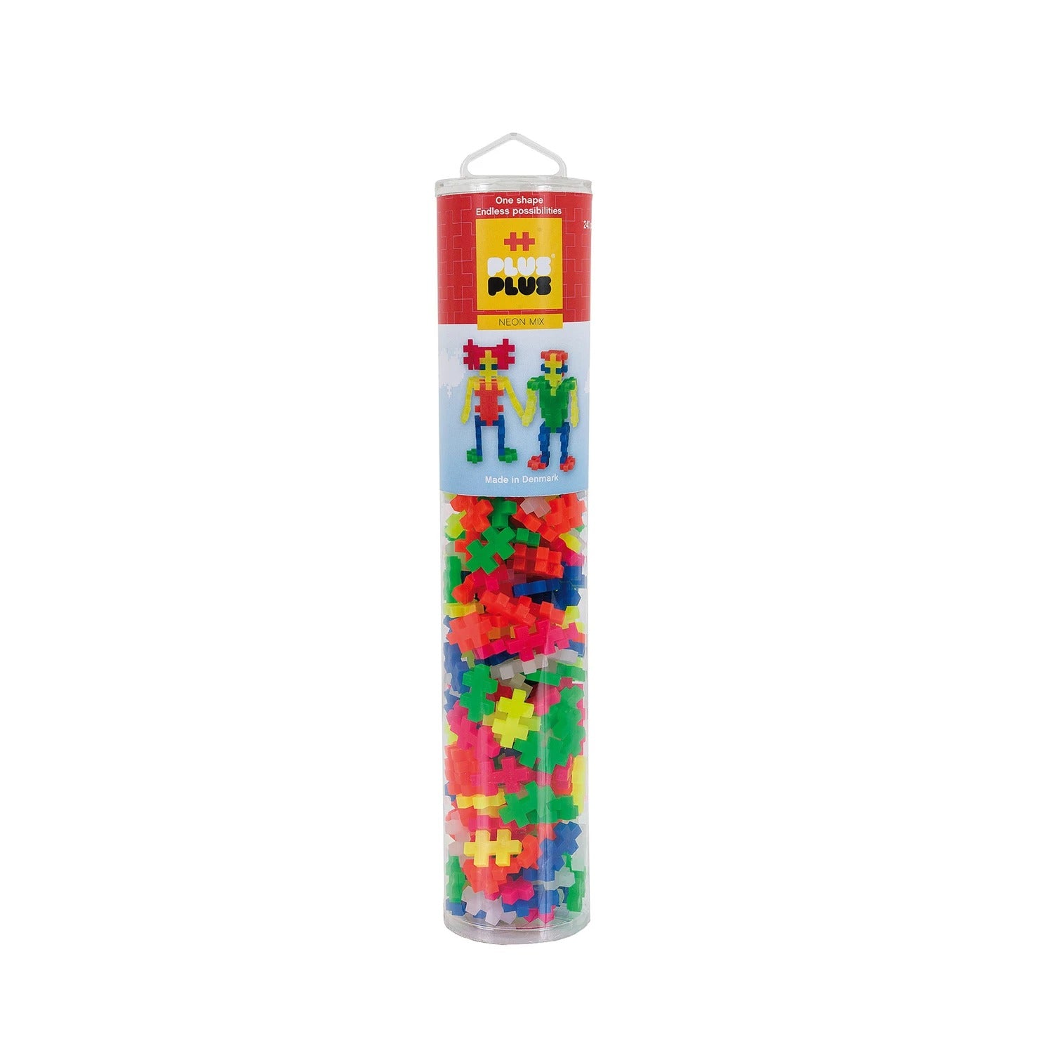 PLUS PLUS - Mini-Bausteine Puzzle Neon 240 Teile
