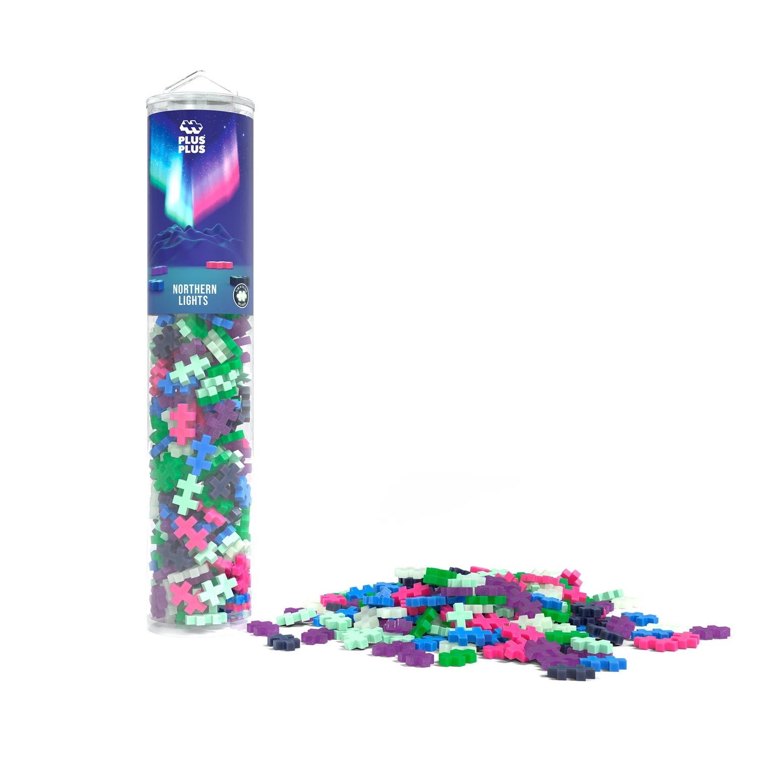PLUS PLUS - Kreativ Bausteine Puzzle Nordlichter 240 Teile