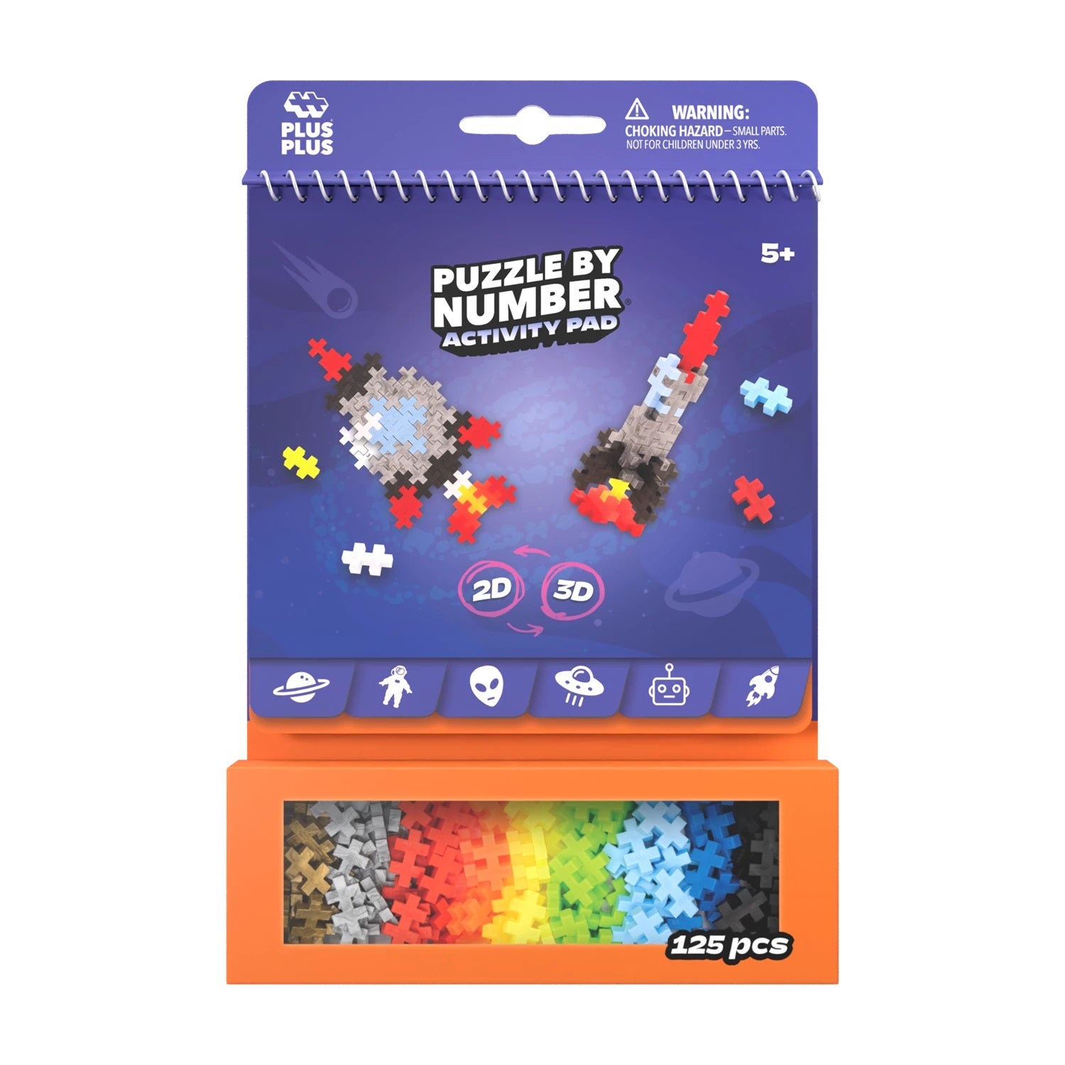 PLUS PLUS - Mini-Bausteine Weltraum 125 Teile