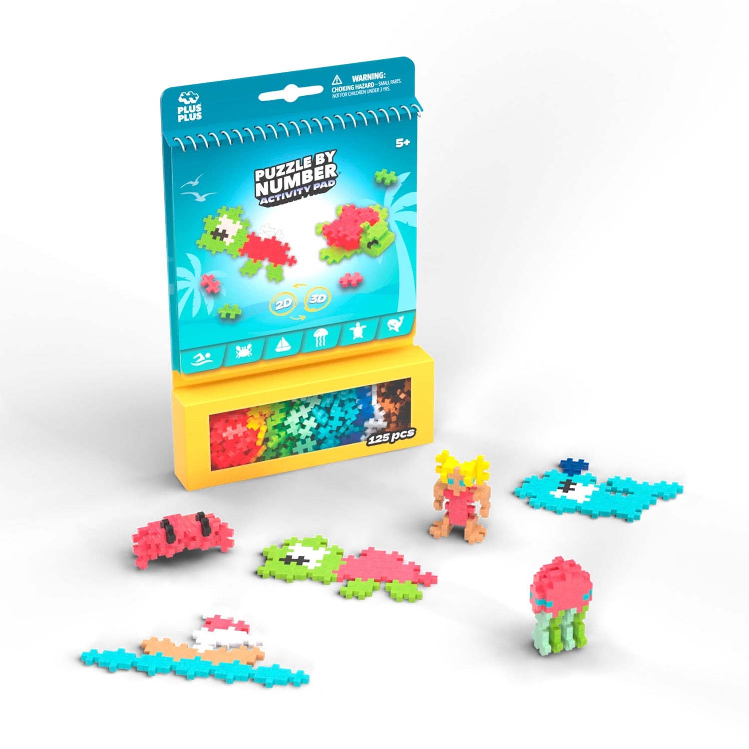 PLUS PLUS - Mini-Bausteine Strand 125 Teile