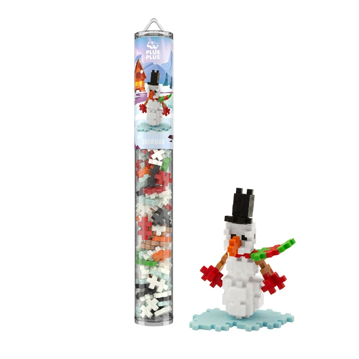 PLUS PLUS - Kreativ Bausteine 100 Stück Schneemann