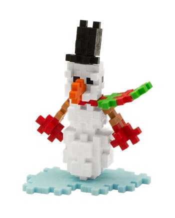 PLUS PLUS - Kreativ Bausteine 100 Stück Schneemann