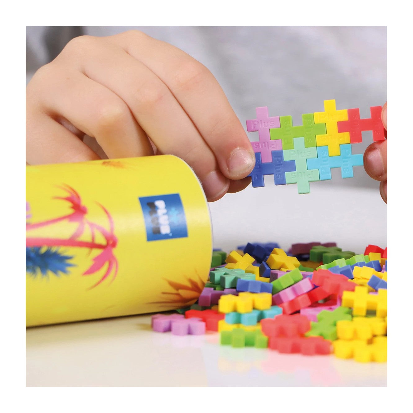 PLUS PLUS - Kreativ Bausteine Puzzle Tropical 240 Teile