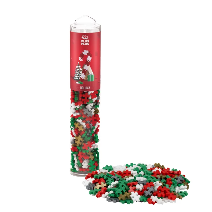 PLUS PLUS - Kreativ Bausteine 240 Stück Weihnachten