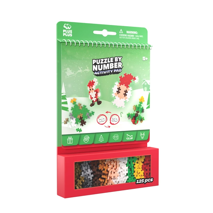 PLUS PLUS - Mini-Bausteine Weihnachten 125 Teile