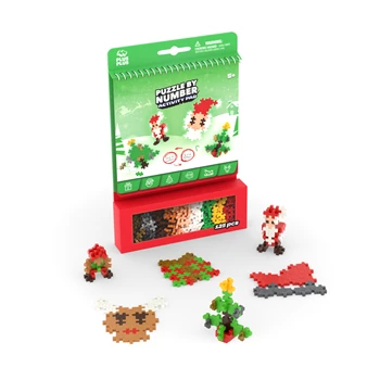 PLUS PLUS - Mini-Bausteine Weihnachten 125 Teile