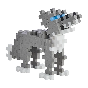 PLUS PLUS - Kreativ Bausteine 100 Stück Wolf