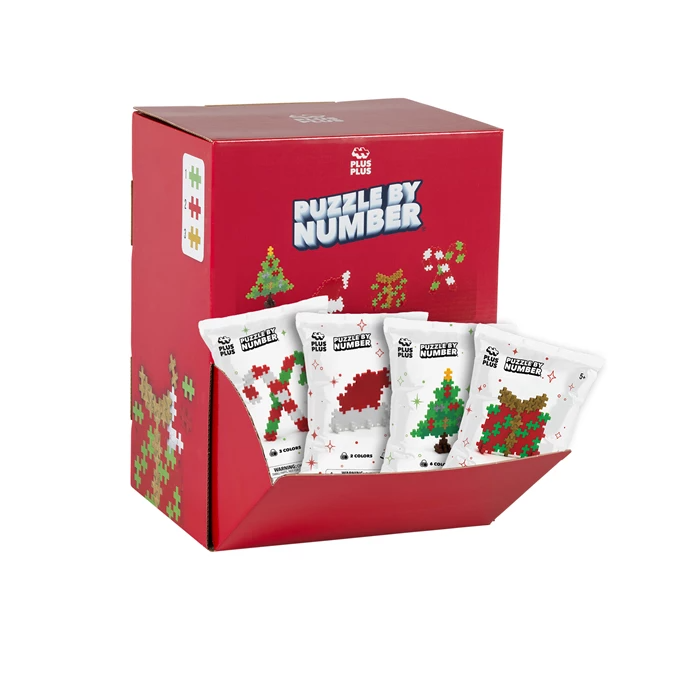 PLUS PLUS - Mini-Bausteine Weihnachtsdeko 40 Teile