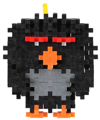 PLUS PLUS - Kreativ Bausteine 110 Stück Angry Birds Bomb