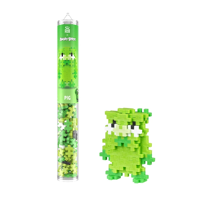 PLUS PLUS - Kreativ Bausteine 110 Stück Angry Birds Pig