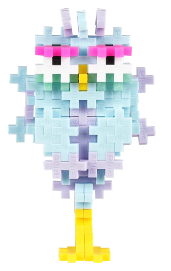 PLUS PLUS - Kreativ Bausteine 110 Stück Angry Birds Silver