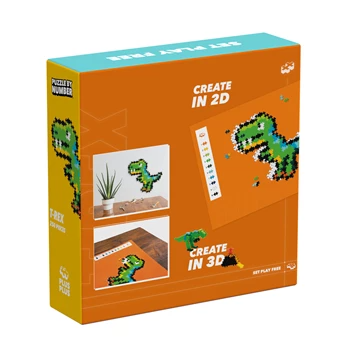 PLUS PLUS - Kreativ Bausteine 250 Stück Dino