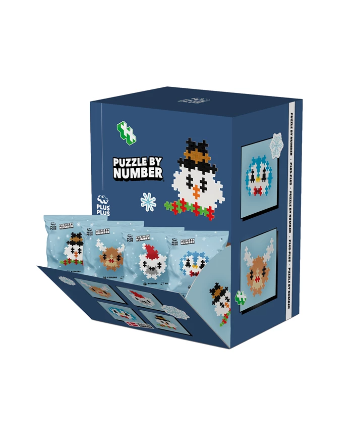 PLUS PLUS - Mini-Bausteine Winterfiguren 40 Teile