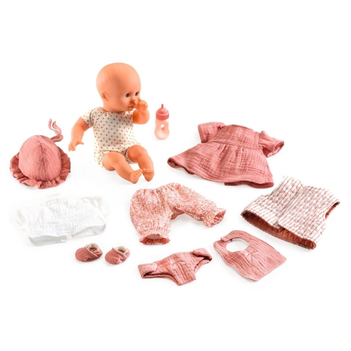 Djeco - Puppe Pomea Lily im Koffer