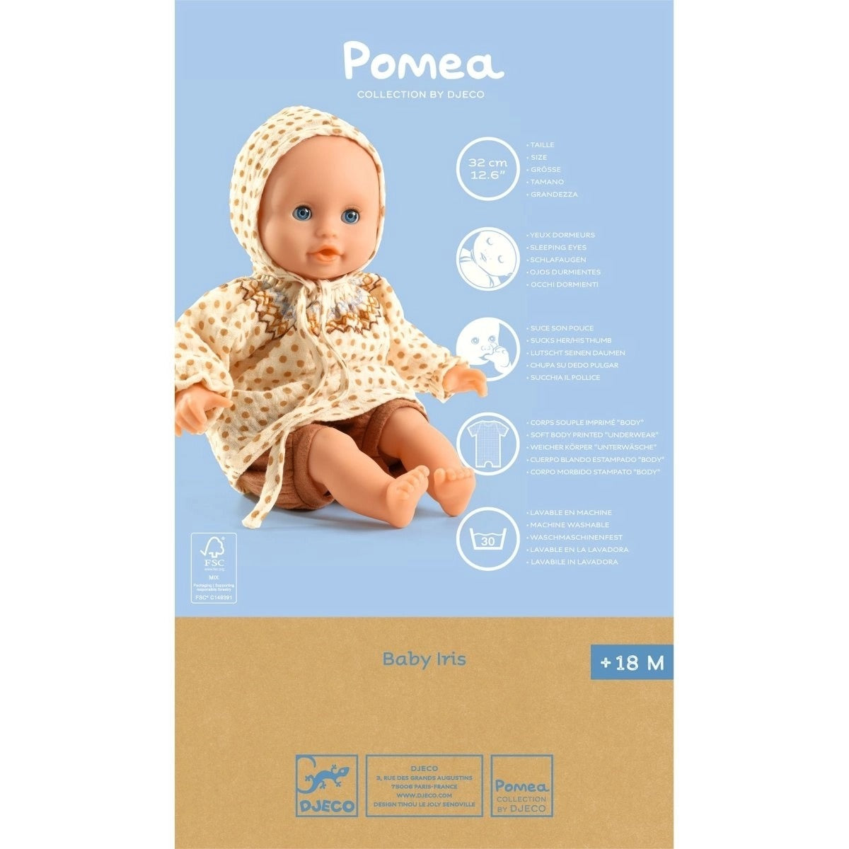 Djeco - Puppe Pomea "Iris"