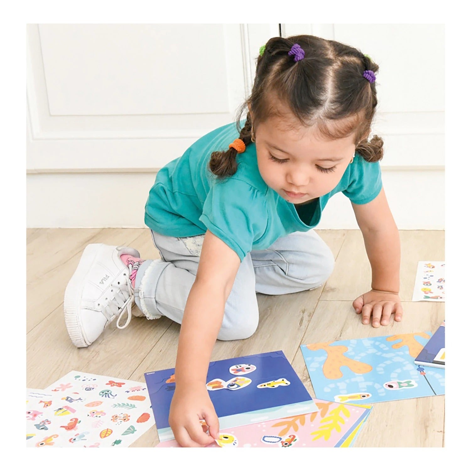 Poppik - Stickerkarten Tierbabys