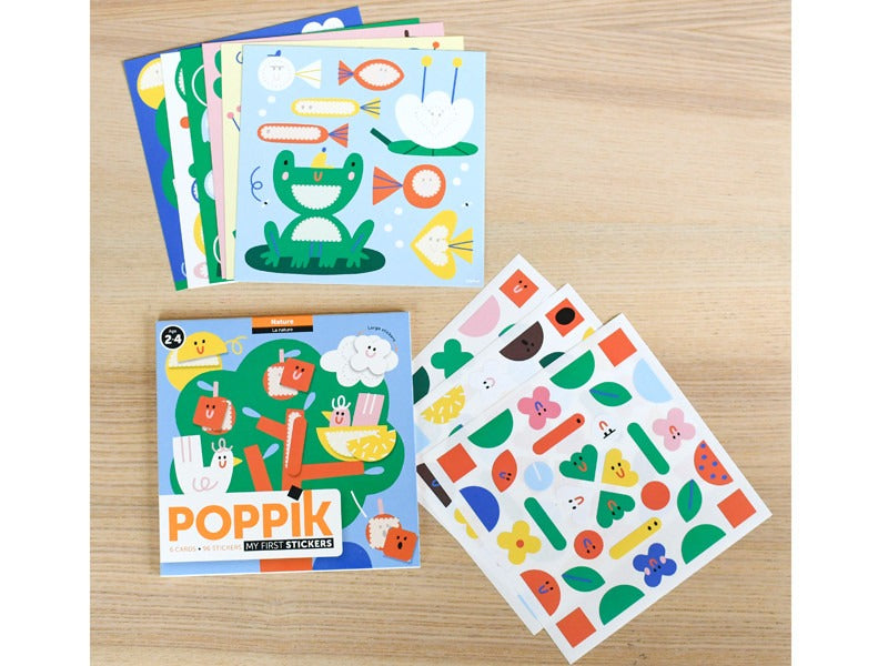 Poppik - Stickerkarten Natur