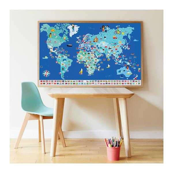 Poppik - Stickerposter Flaggen der Welt