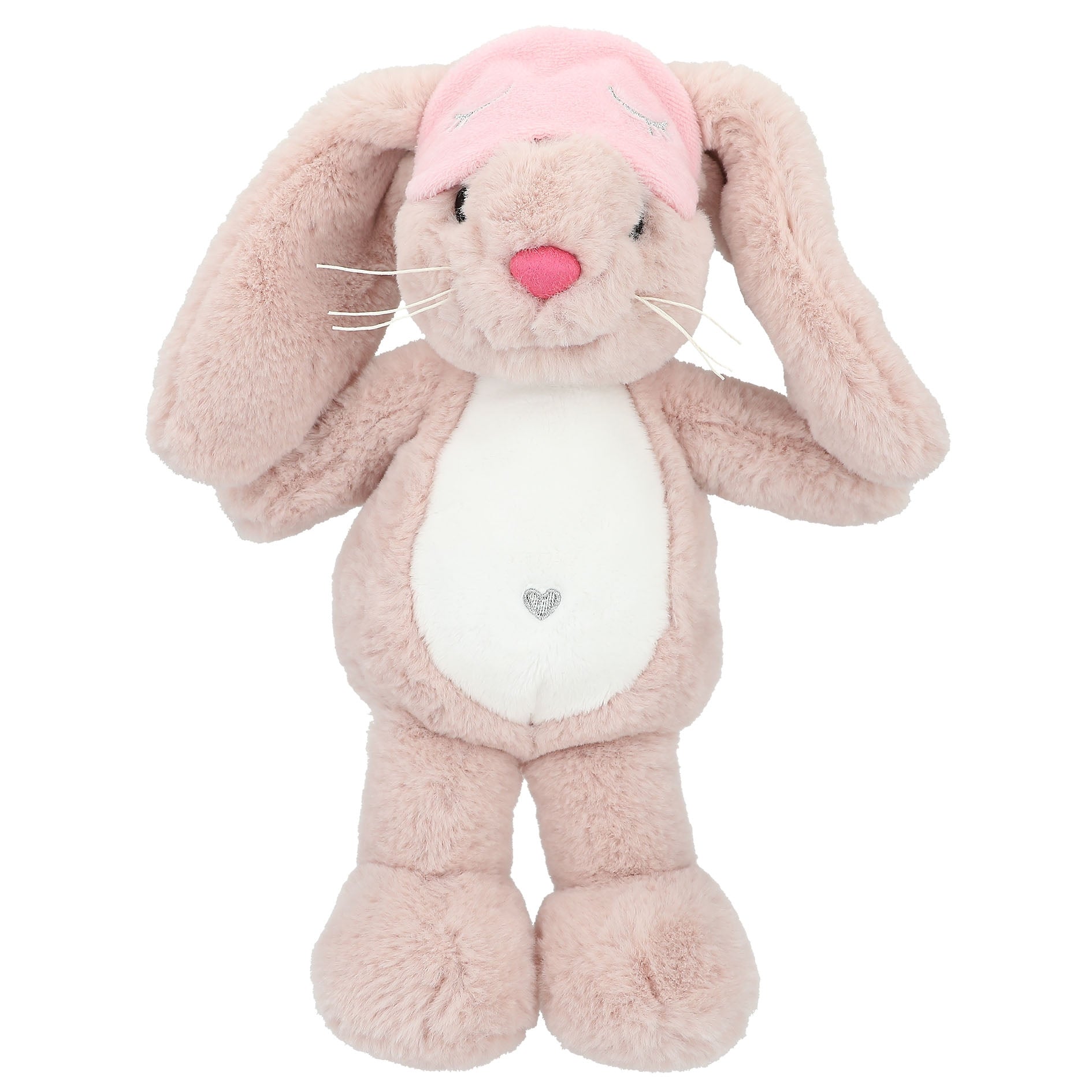 Princess Mimi - Kuscheltier Hase rosa mit Schlafmaske